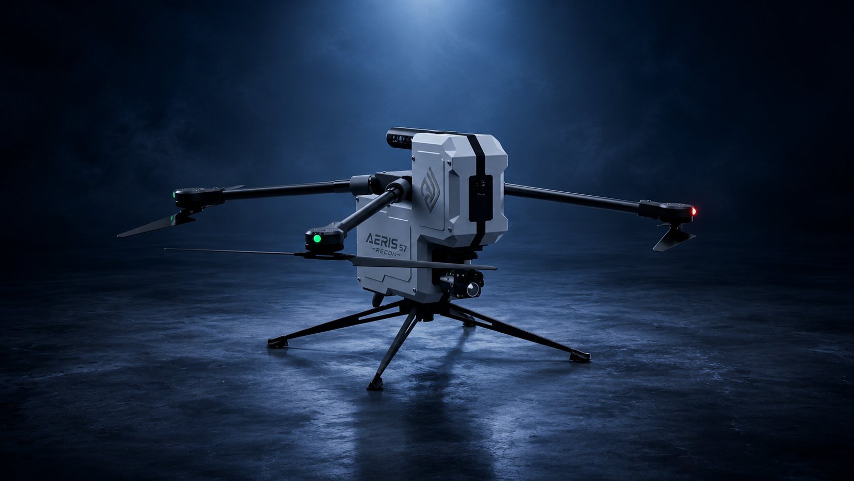 AERIS Recon S7 als kompaktes taktisches UAV-System der S-Klasse für ISR-orientierte Aufklärung und EO-/IR-Nutzlasten.